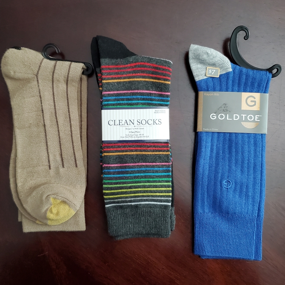 New 4 Pair Men's Socks